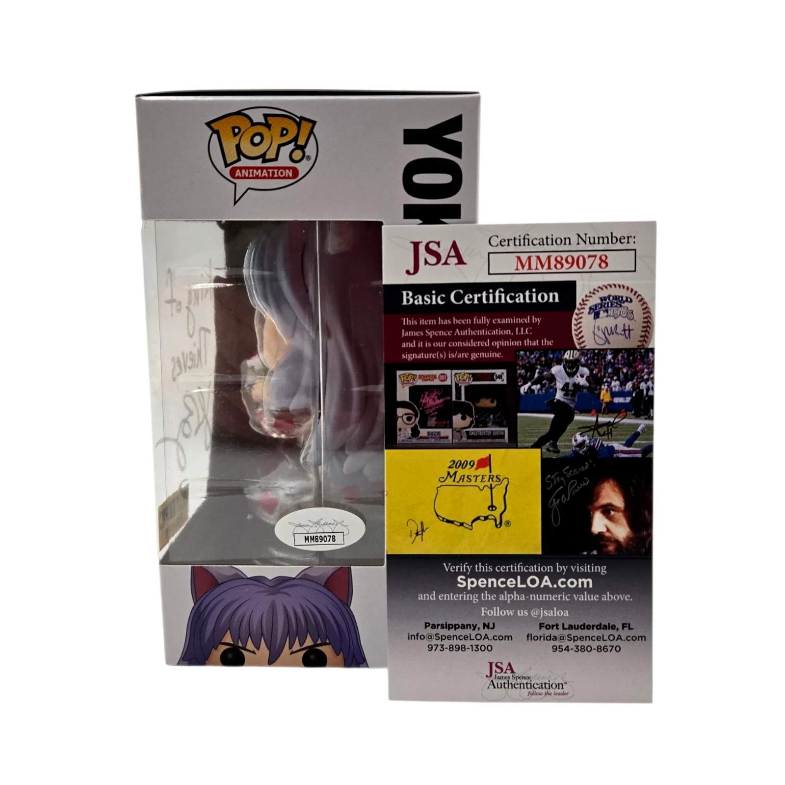 John Burgmeier — Yoko Kurama Signed Funko Pop YuYu Hakusho John Burgmeier Autograph JSA COA 78, изображение 2