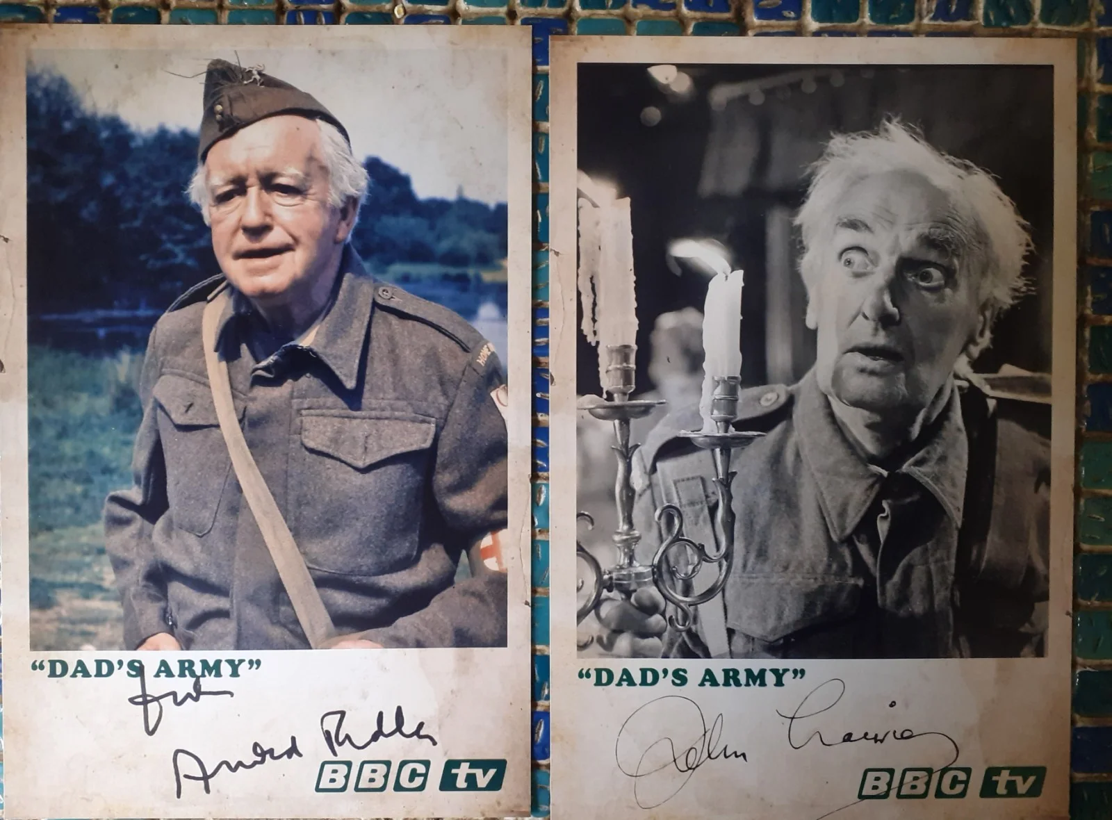 DAD'S ARMY * Cast Autographs (Pre-Printed) + Extras, image 2
