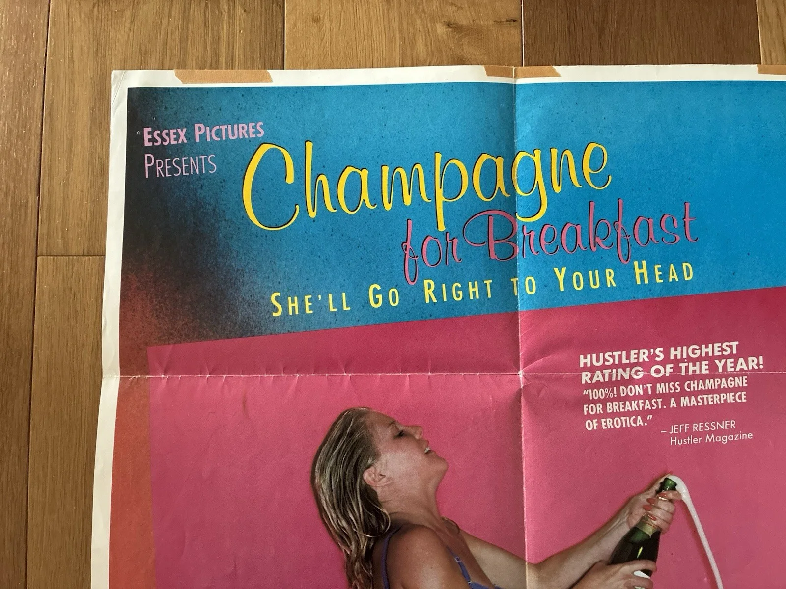 CHAMPAGNE FOR BREAKFAST - ORIGINAL POSTER 1980 XXX MOVIE ADULT RATED X ESSEX PIC, изображение 5