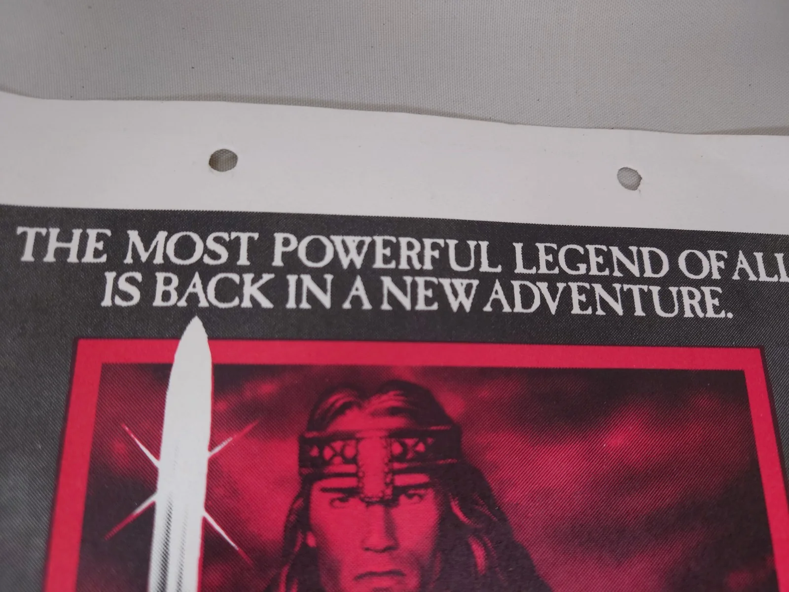 Conan The Destroyer 1984 Original UK Cinema Poster Press Sheet Schwarzenegger, image 3