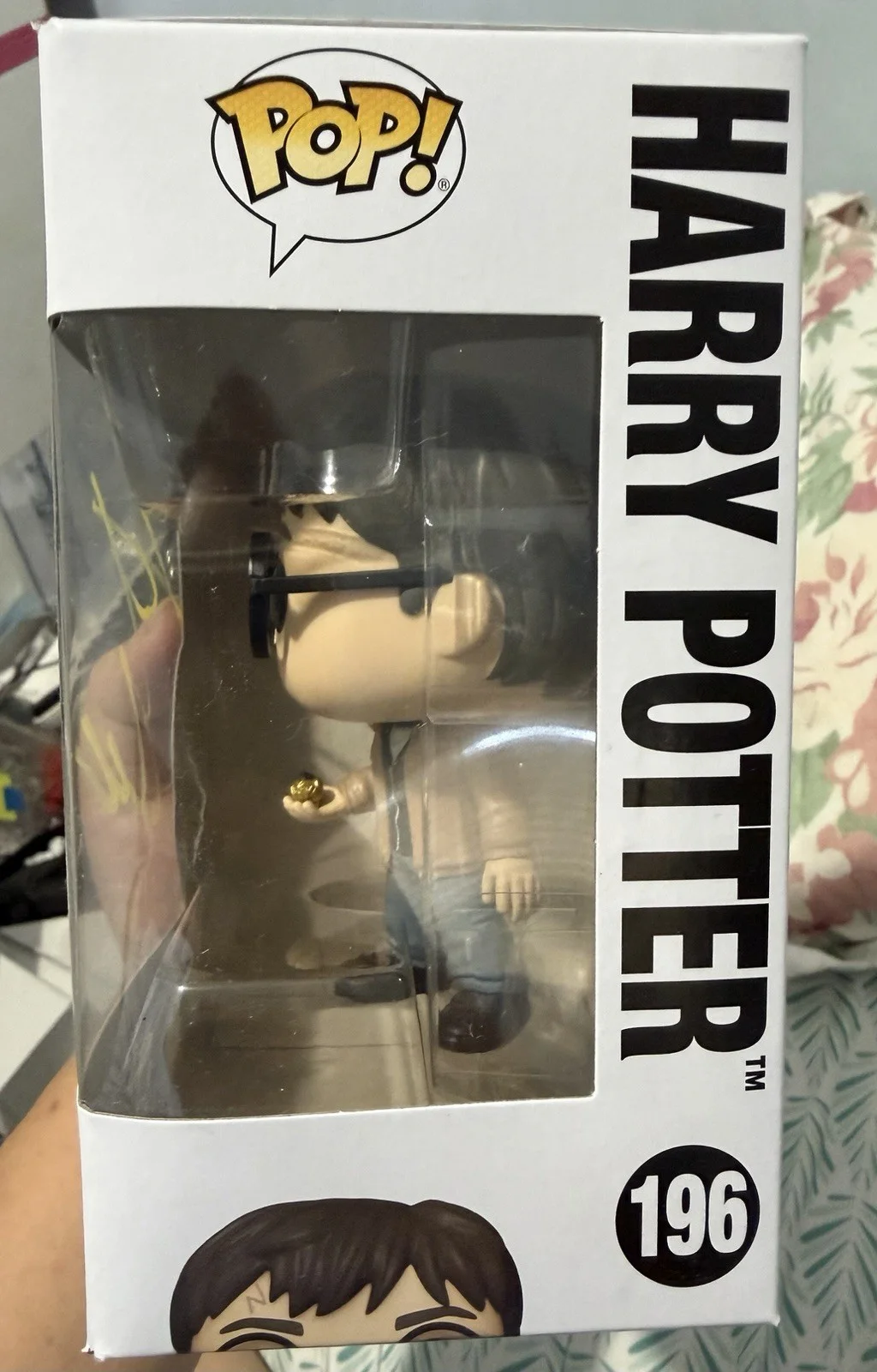 Daniel Radcliffe Signed Harry Potter Funko Pop 196 New Auto Broadway, image 2
