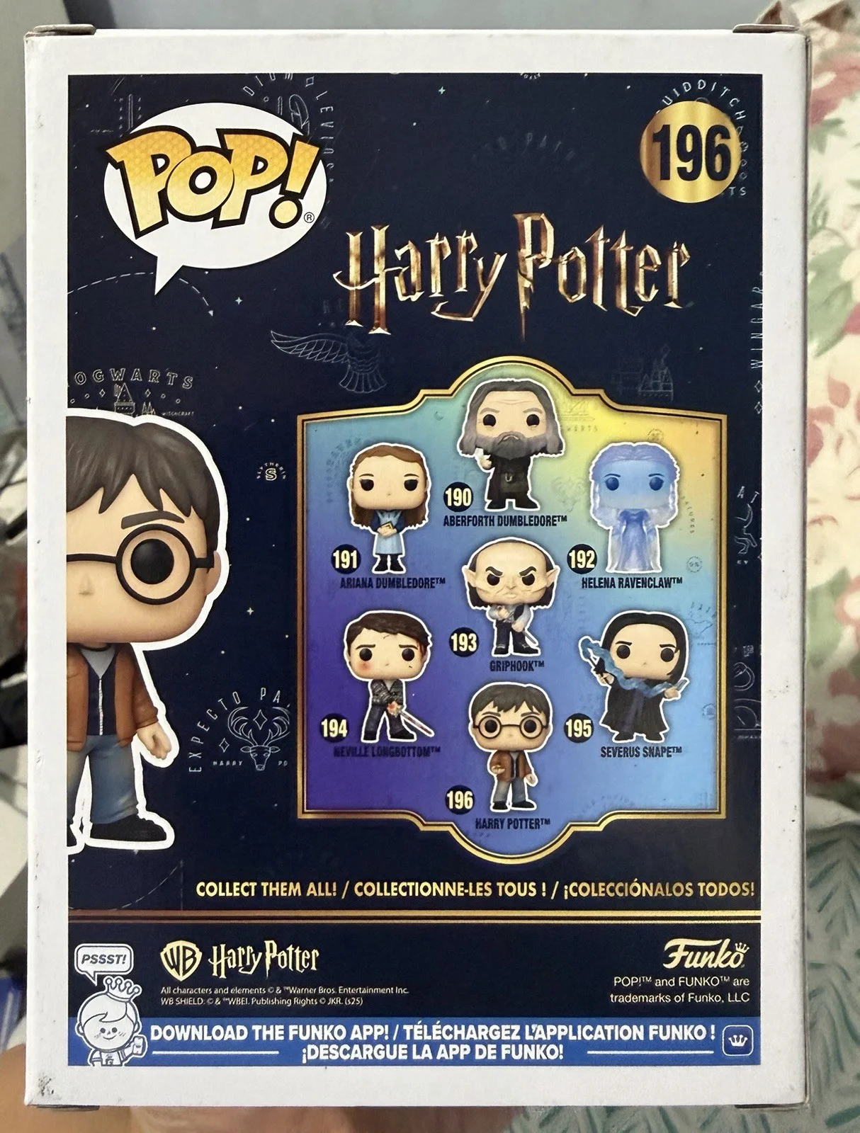Daniel Radcliffe Signed Harry Potter Funko Pop 196 New Auto Broadway, image 3