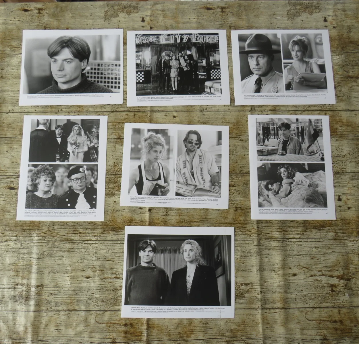 SO I MARRIED AN AXE MURDERER ORIGINAL 1993 FILM PRESS KIT Mike Myers 7 PHOTOS, image 4