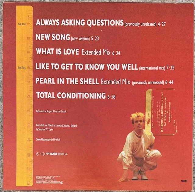 Howard Jones : signed The 12" Album autographed Lp vinyl ( Dream Into Action ), image 2