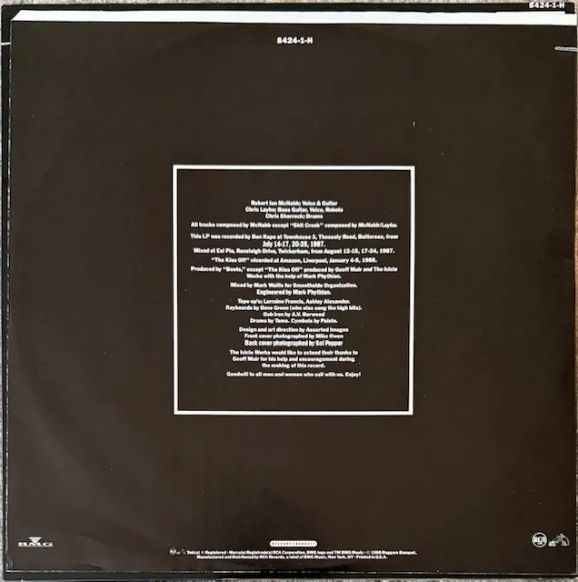 The Icicle Works : signed Blind autographed Lp vinyl - Ian McNabb, image 3
