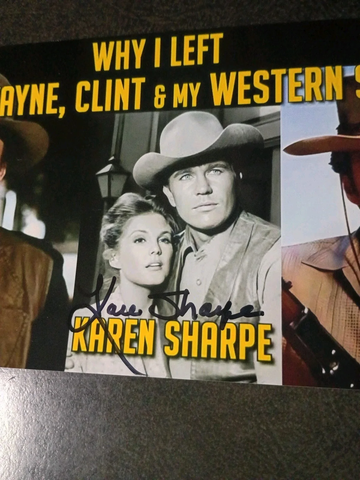KAREN SHARPE — KAREN SHARPE Authentic Hand Signed Autograph 4X6 PHOTO - BEAUTIFUL ACTRESS, изображение 2