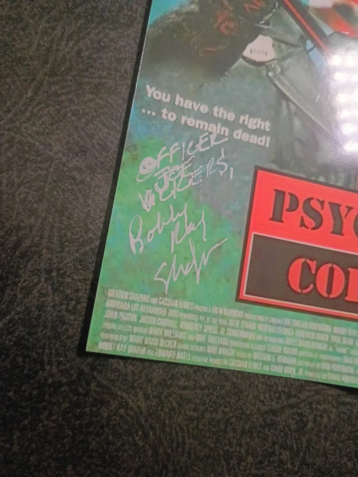 ROBERT SHAFER — ROBERT SHAFER Hand Signed Autograph 4X6 Photo - ACTOR- PSYCHOCOP, изображение 2