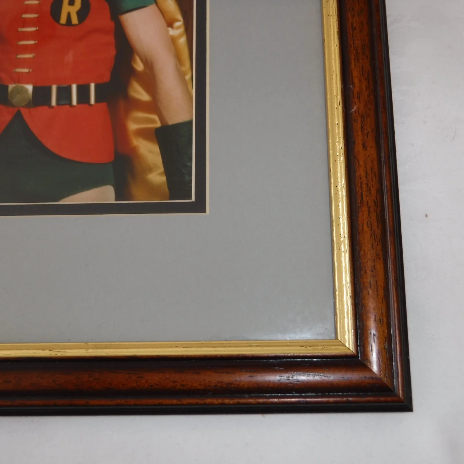 Batman & Robin 1960's Publicity Photo 8x10" Image Matted & Framed & Glazed Label, image 5