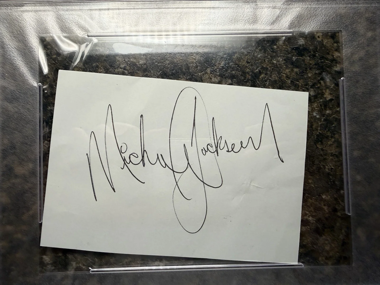 Michael Jackson Signed Cut PSA DNA Certified Autograph Bold Auto King Of Pop, image 4
