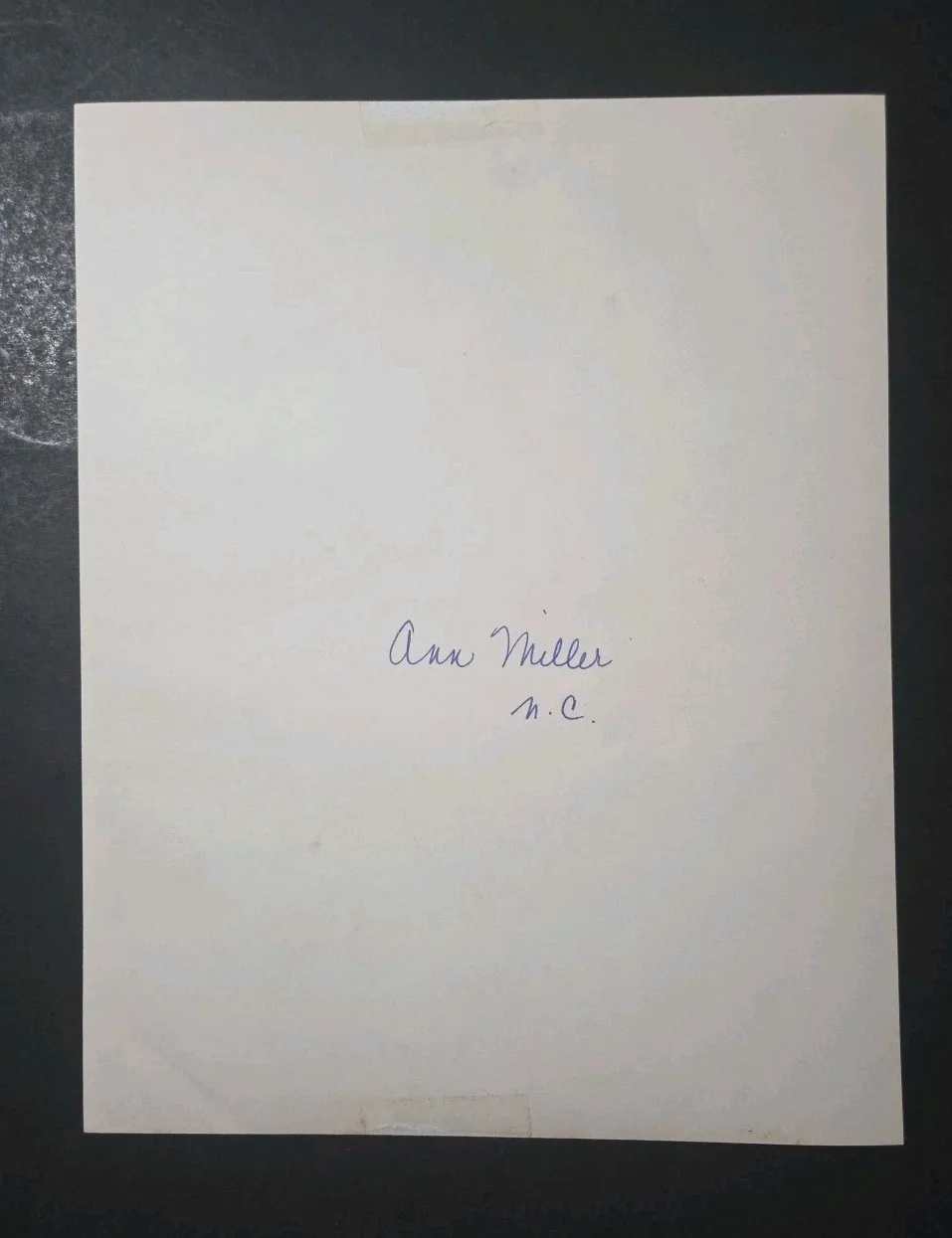 Vintage Ann Miller Autographed 7.25" × 9.25" Photo Inscribed & Dated 1972, изображение 3
