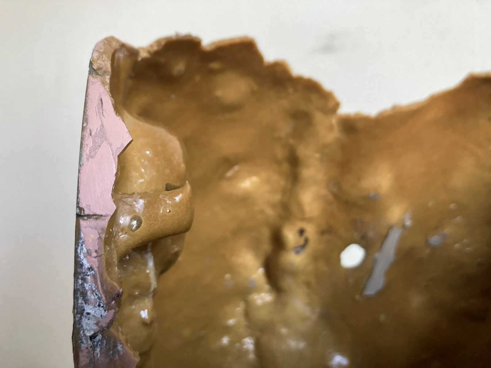 Vintage Distressed Fibreglass Torso Original Horror Film Art Prop, изображение 2