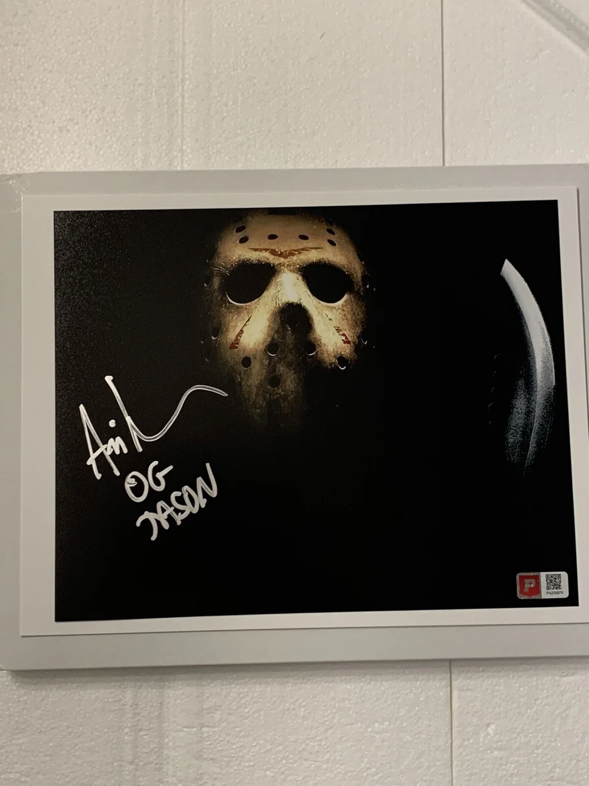 Ari Lehman — Ari Lehman Signed Friday The 13th 8x10 Photo Inscribed OG Jason PA COA, изображение 2