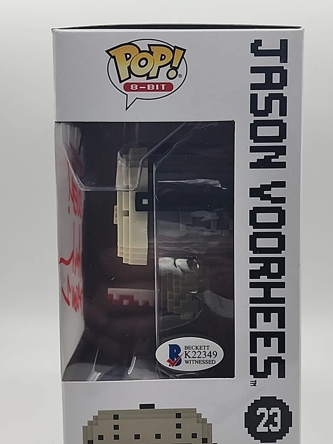 Funko Pop! 8-Bit #23 Friday the 13th Jason Ari Lehman Signed Autographed Beckett, image 4