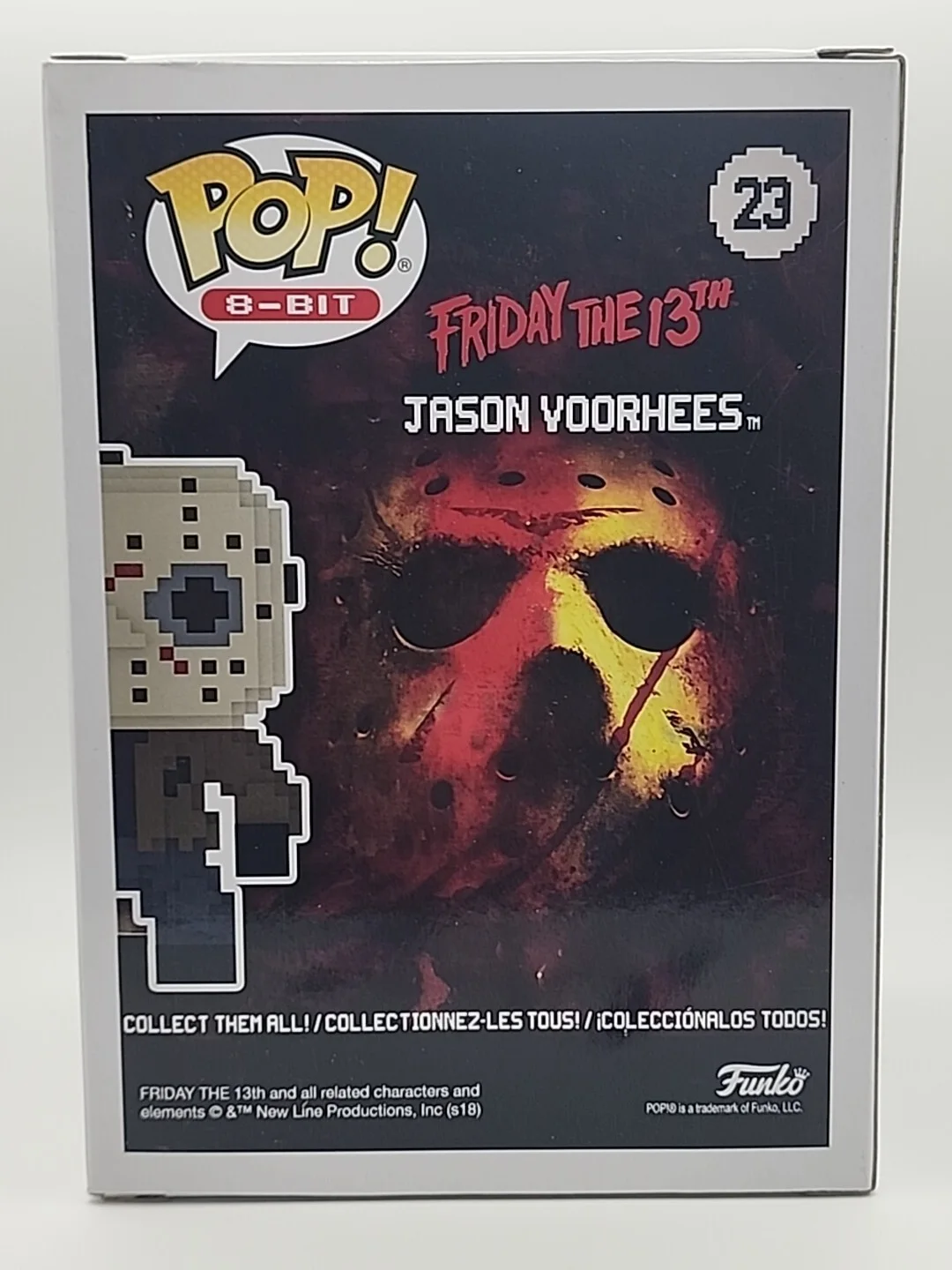 Funko Pop! 8-Bit #23 Friday the 13th Jason Ari Lehman Signed Autographed Beckett, image 5