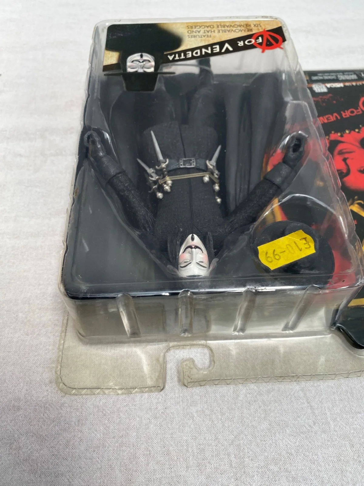 V FOR VENDETTA Reel Toys 7.5" NECA DC Comics 2006 mint, image 5