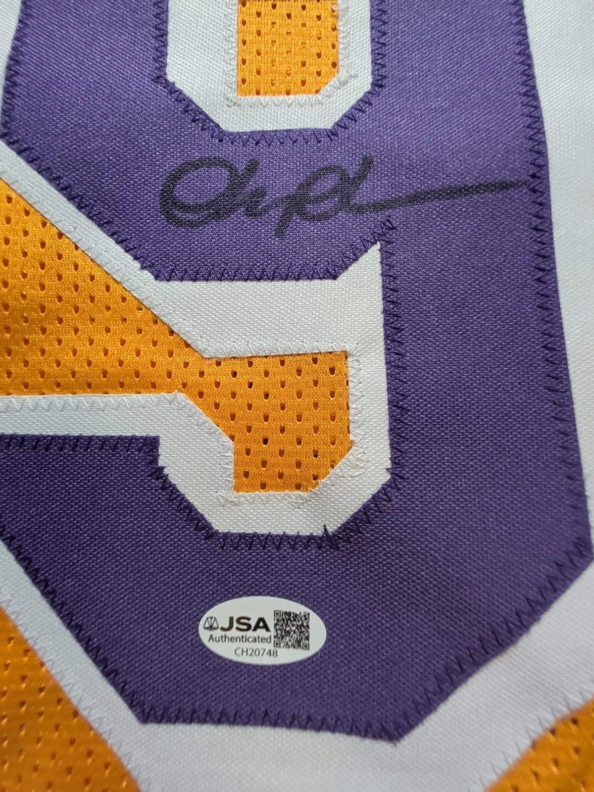 Chevy Chase — Chevy Chase Signed / Autographed "Fletch" Lakers Style Custom Jersey JSA 20748, изображение 3