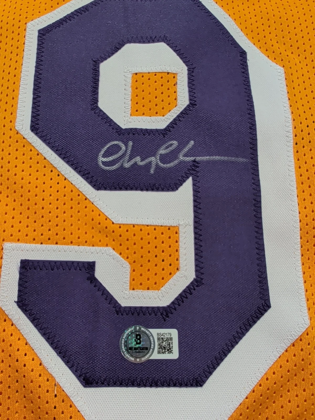 Chevy Chase — Chevy Chase Signed / Autographed Fletch Lakers Style Custom Jersey Beckett 42179, image 3
