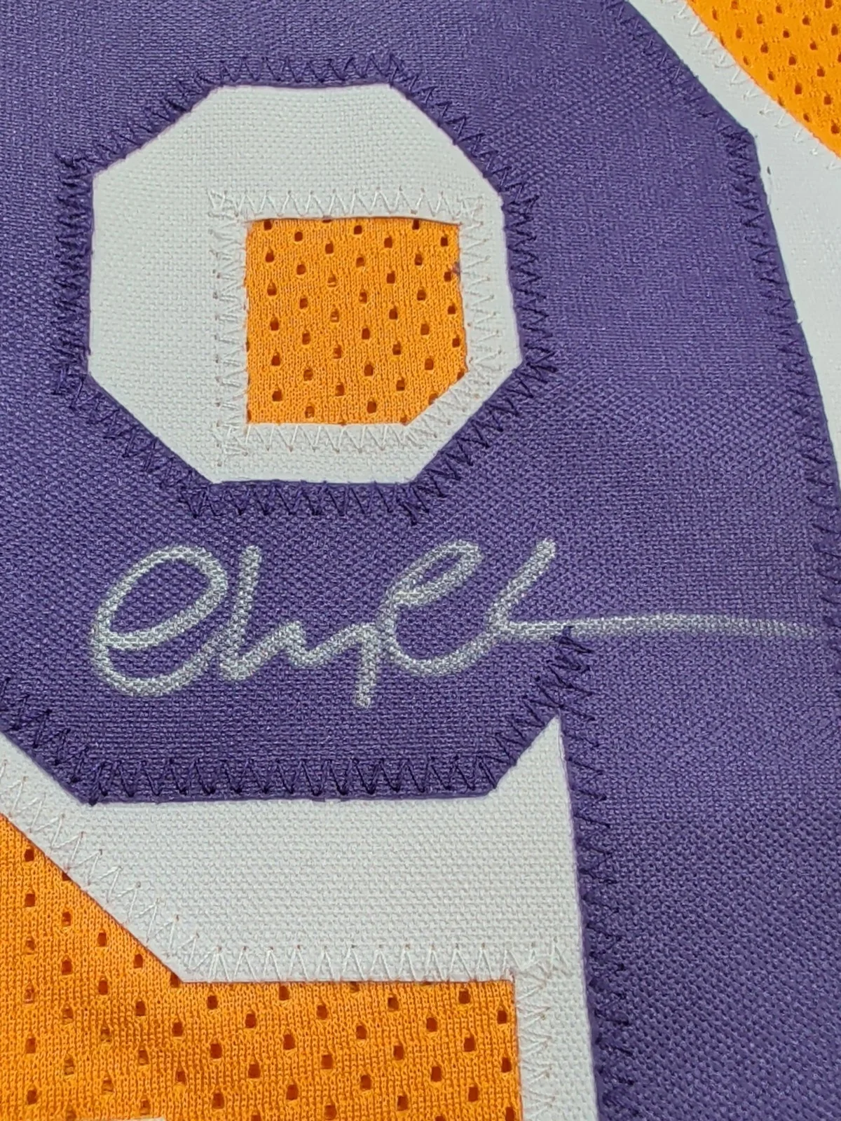 Chevy Chase — Chevy Chase Signed / Autographed Fletch Lakers Style Custom Jersey Beckett 42179, image 4
