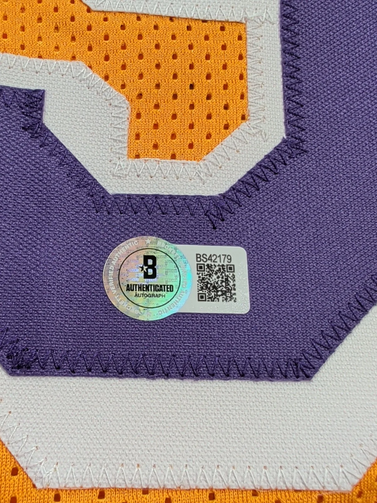 Chevy Chase — Chevy Chase Signed / Autographed Fletch Lakers Style Custom Jersey Beckett 42179, image 5