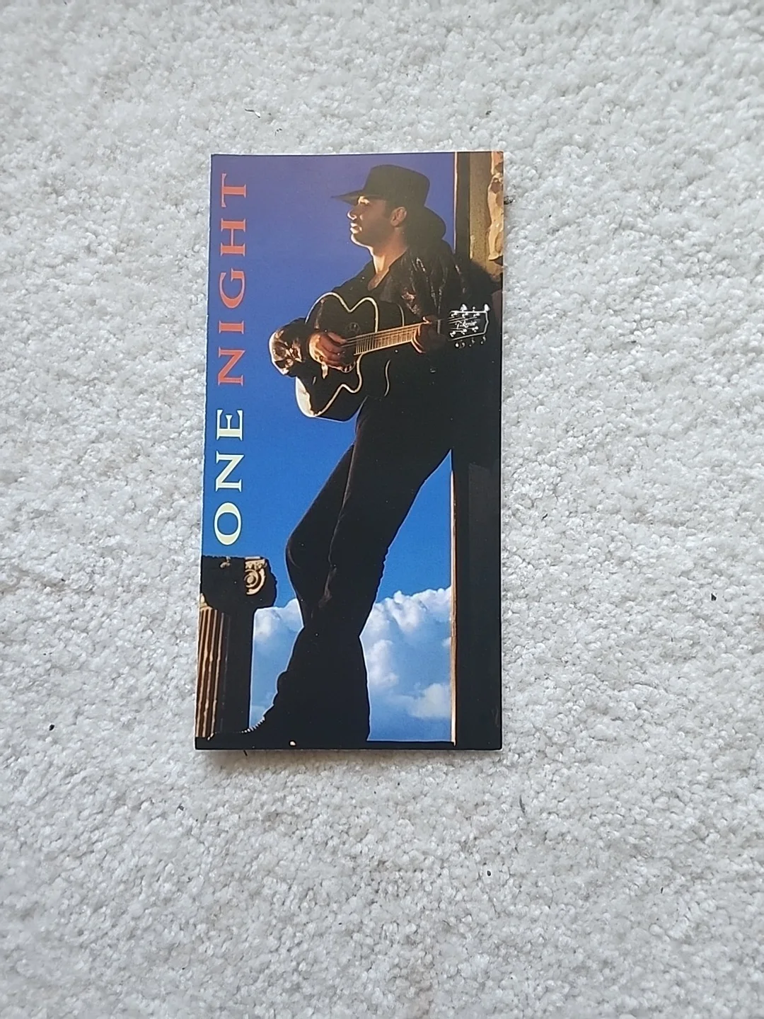 Autographed Jones "One Night" 1997 promo Post Card 4.5 X 8.5, изображение 2