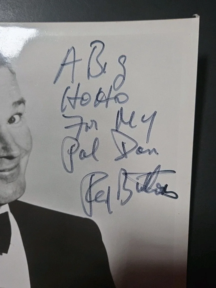 Red Buttons — Vintage Red Buttons Signed 8x10 Black and White Photo Autograph inscribed, изображение 2