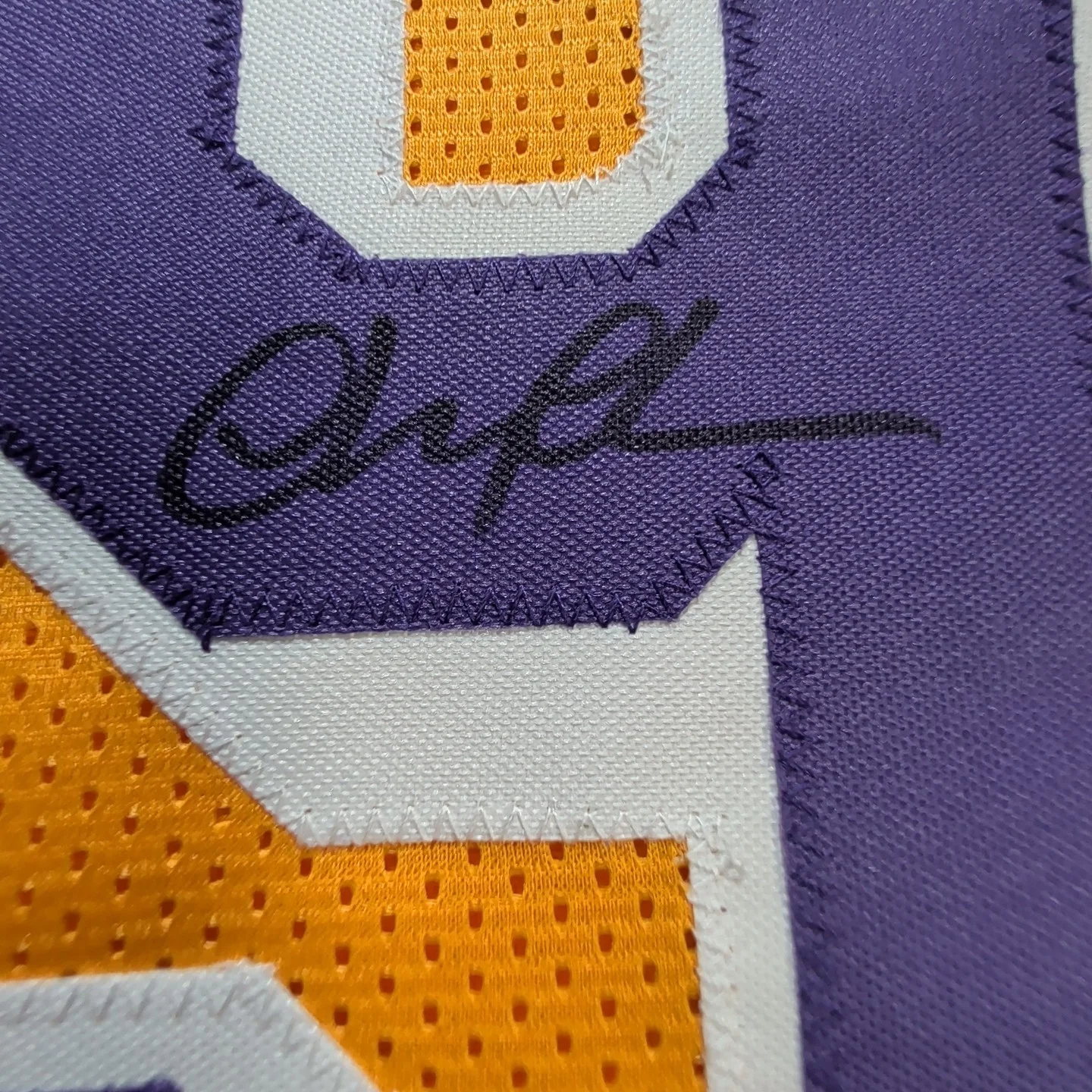 Chevy Chase — Chevy Chase Signed / Autographed "Fletch" Lakers Style Custom Jersey - JSA, image 3