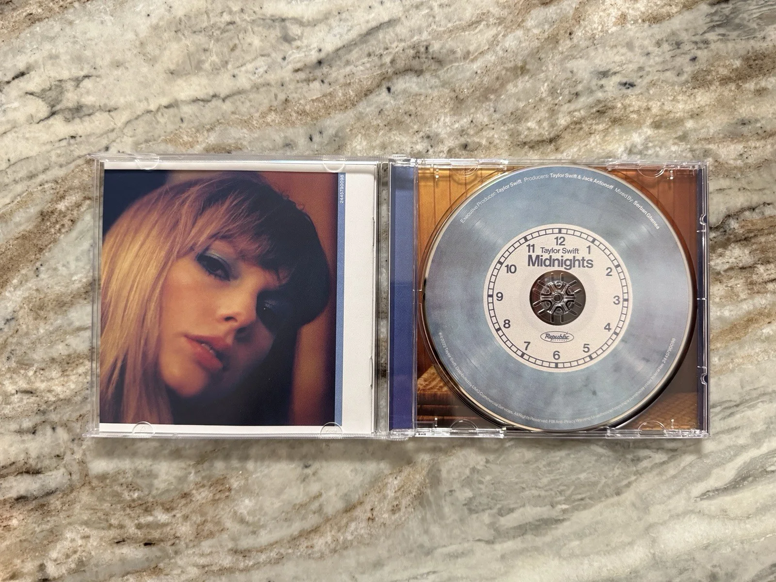 Taylor Swift - Midnights SIGNED CD - Moonstone Blue Edition, image 2