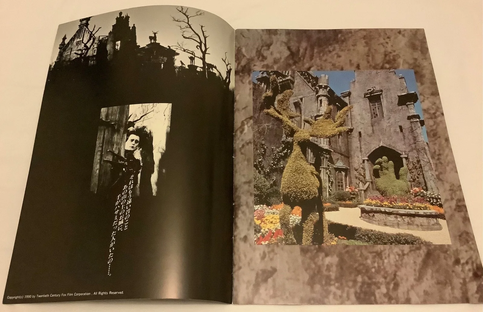 Edward Scissorhands Japan movie programme + stills Johnny Depp Winona Ryder, изображение 3