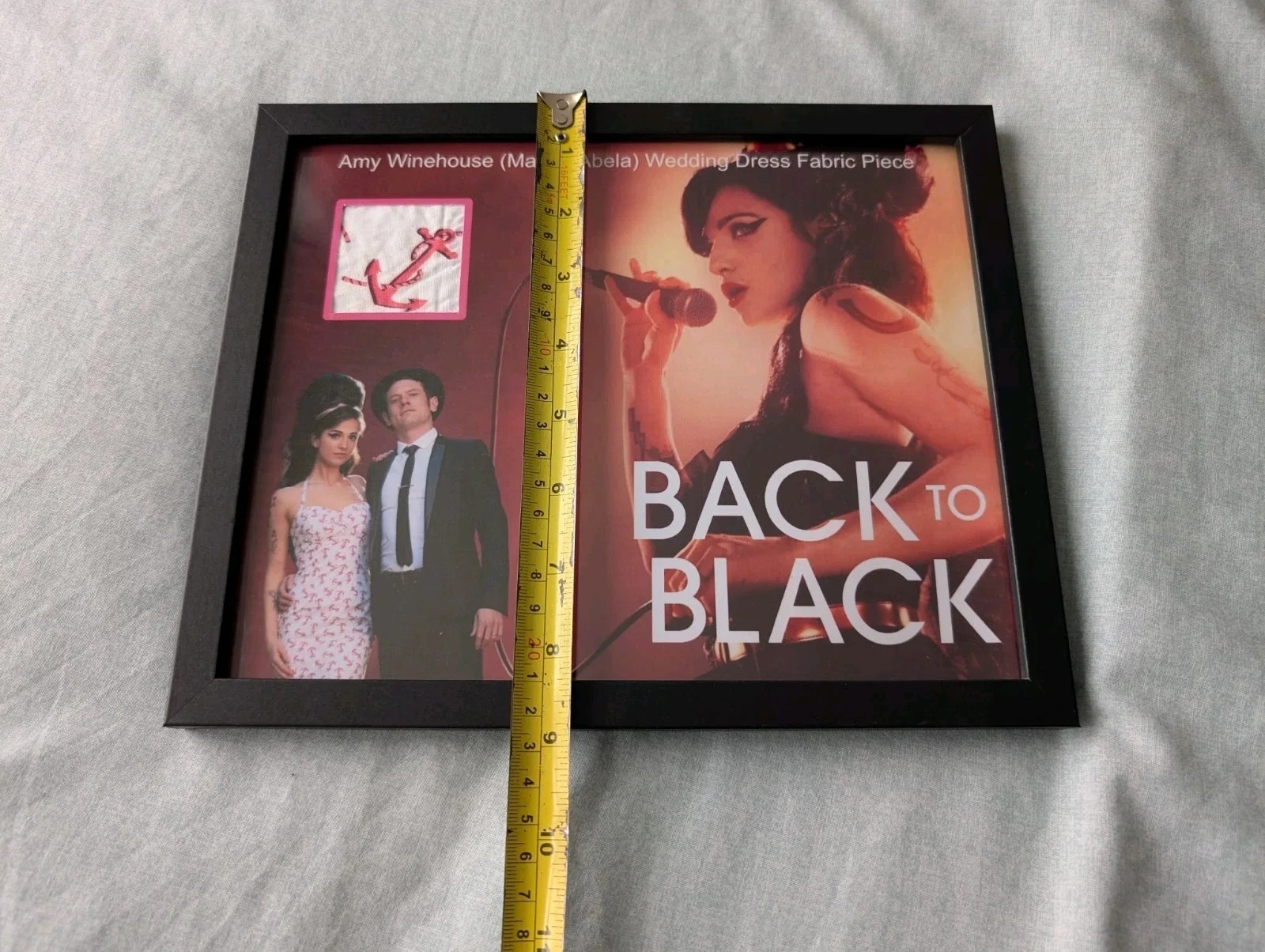 Back To Black Movie Prop Film TV Screen COA Worn Used Rare Amy Winehouse, изображение 4