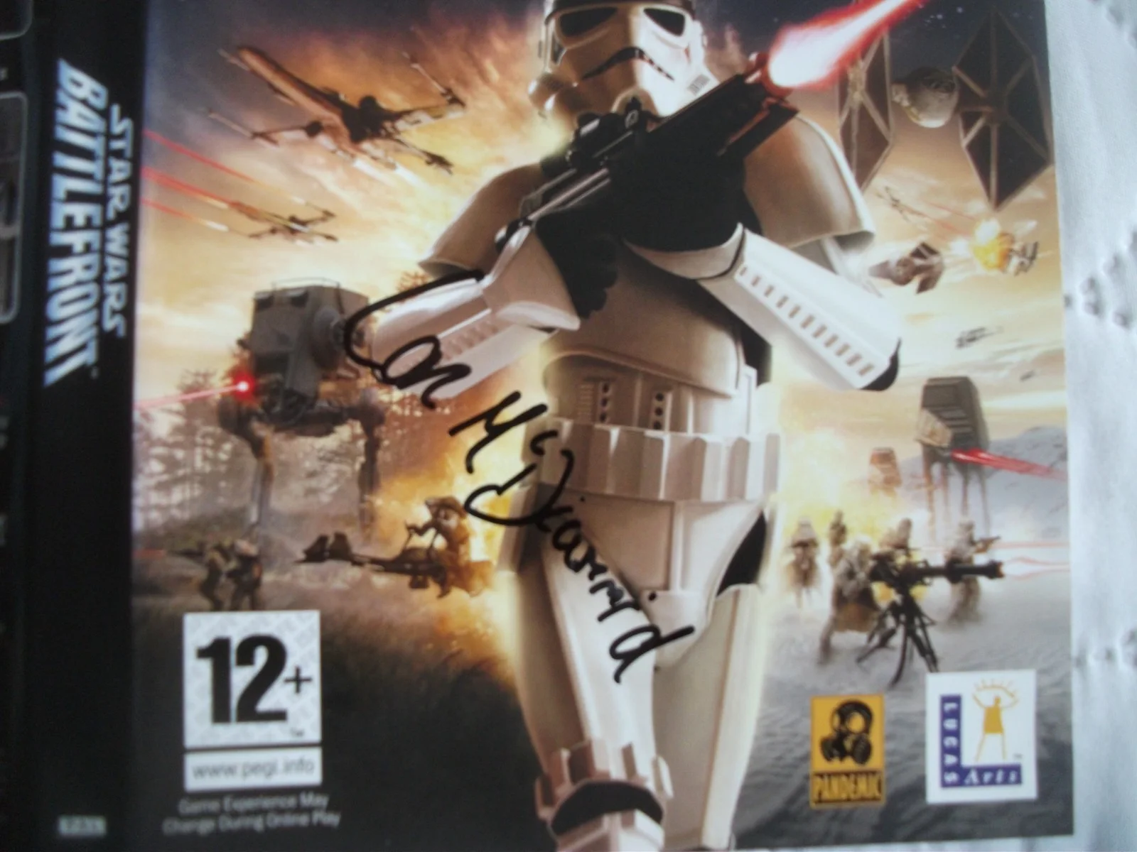 STAR WARS/ BATTLEFRONT signed by IAN McDIARMID Sleeve only, image 2