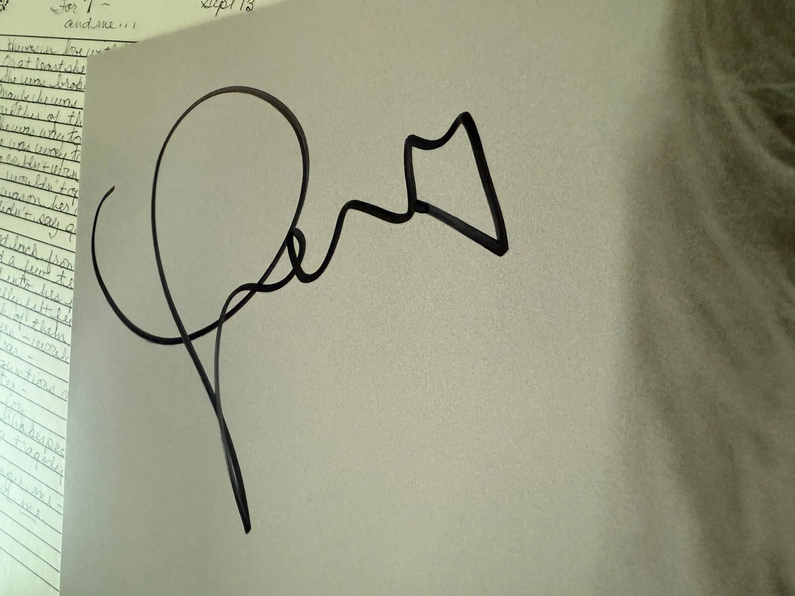 Taylor Swift Signed Vinyl The Tortured Poets Department TTPD With Heart, изображение 3