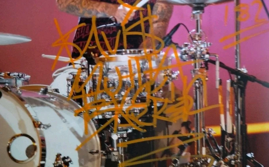 Travis Barker Blink 182 Signed And Inscribed 8x10 Photo Plus 44 Aquabats, изображение 4