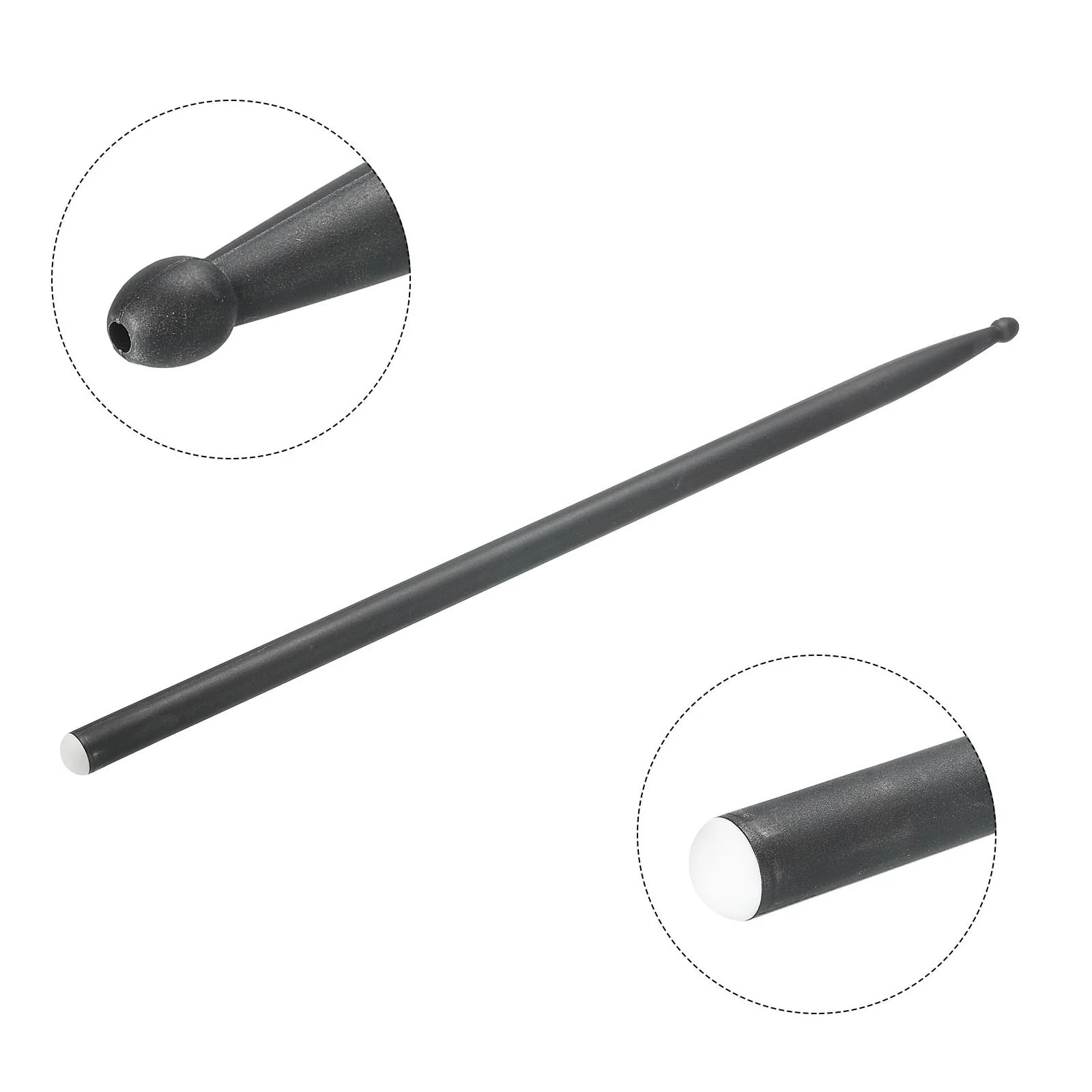 1 Pair Anti Slip Carbon Fiber 5A Drum Stick Percussion Drumstick Black 16 Inch, изображение 4