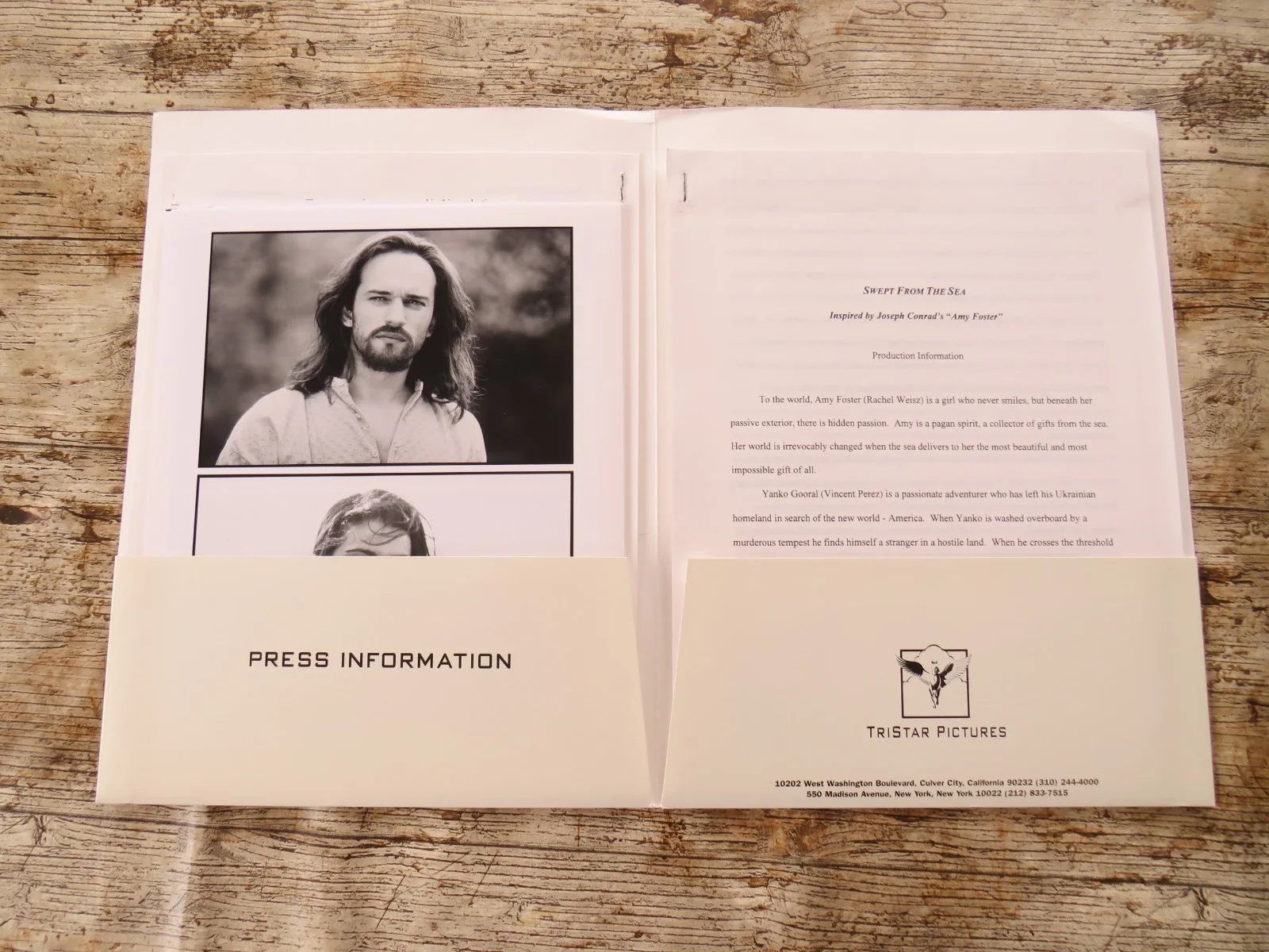 SWEPT FROM THE SEA ORIGINAL 1997 CINEMA FILM PRESS KIT Rachel Weisz 7 PHOTOS, изображение 2