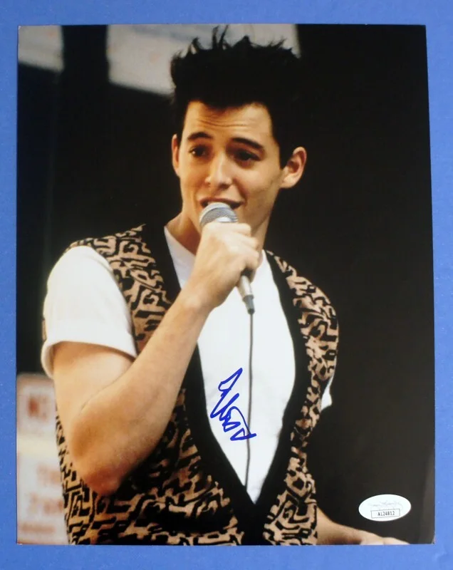 Matthew Broderick — JSA Cert! MATTHEW BRODERICK SIGNED - Ferris Bueller 8x10 Color Parade Photo!, изображение 4