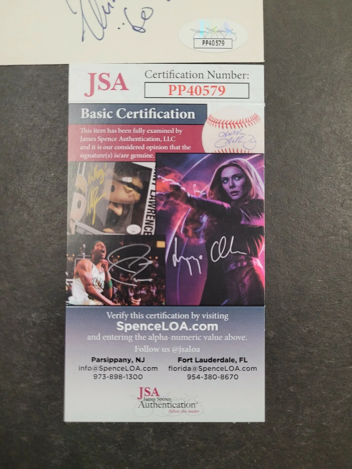 Mike Wallace — Mike Wallace Signed 3"x5" index card JSA Certified Auto! 60 Minutes Personalized, image 3