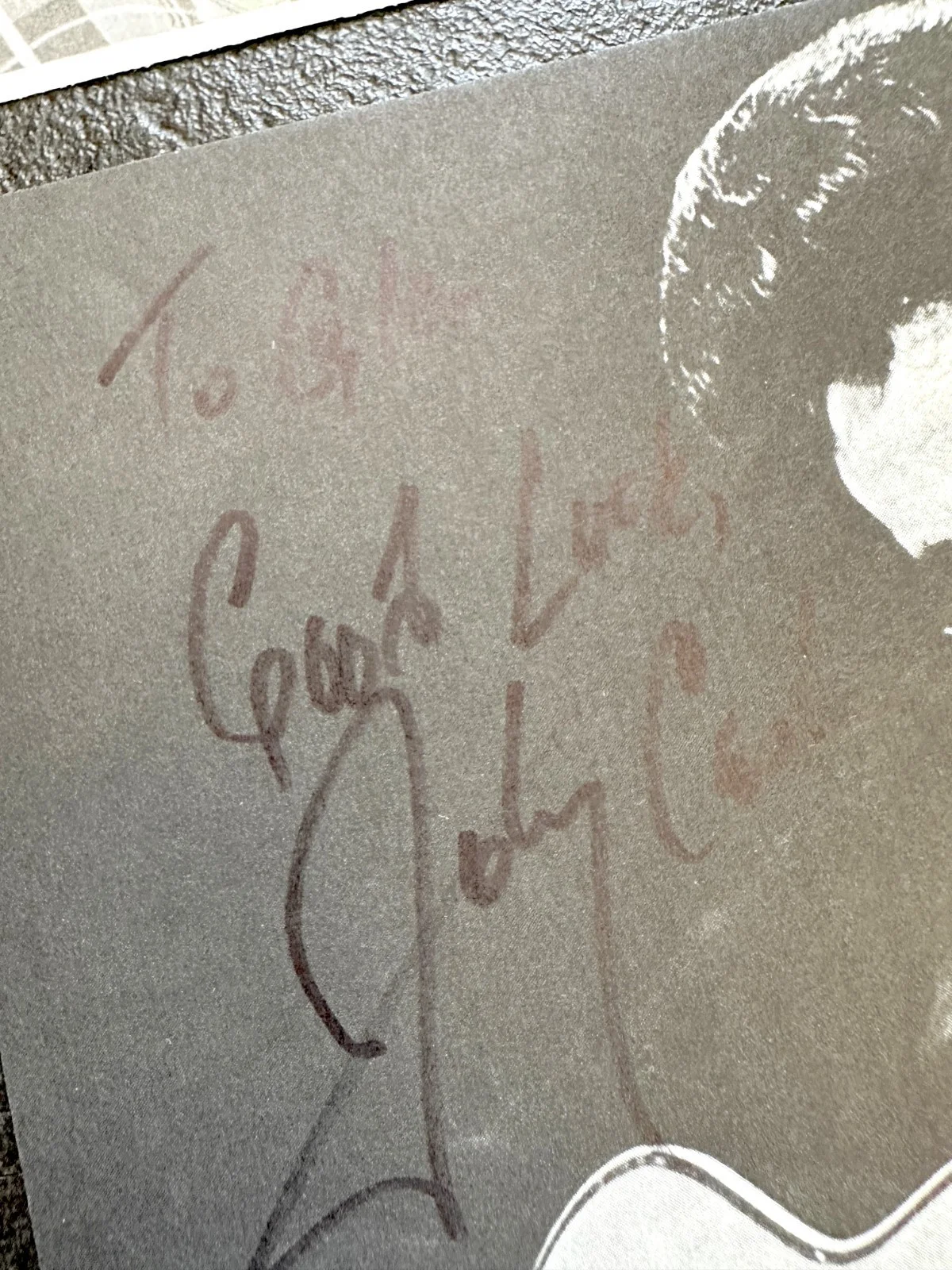 Johnny Cash, De Niro, Bronson, Nielsen, Cleese, Maguire, Neeson — LOT 10x Signed Photos – Johnny Cash De Niro Bronson Nielsen Cleese..., изображение 5