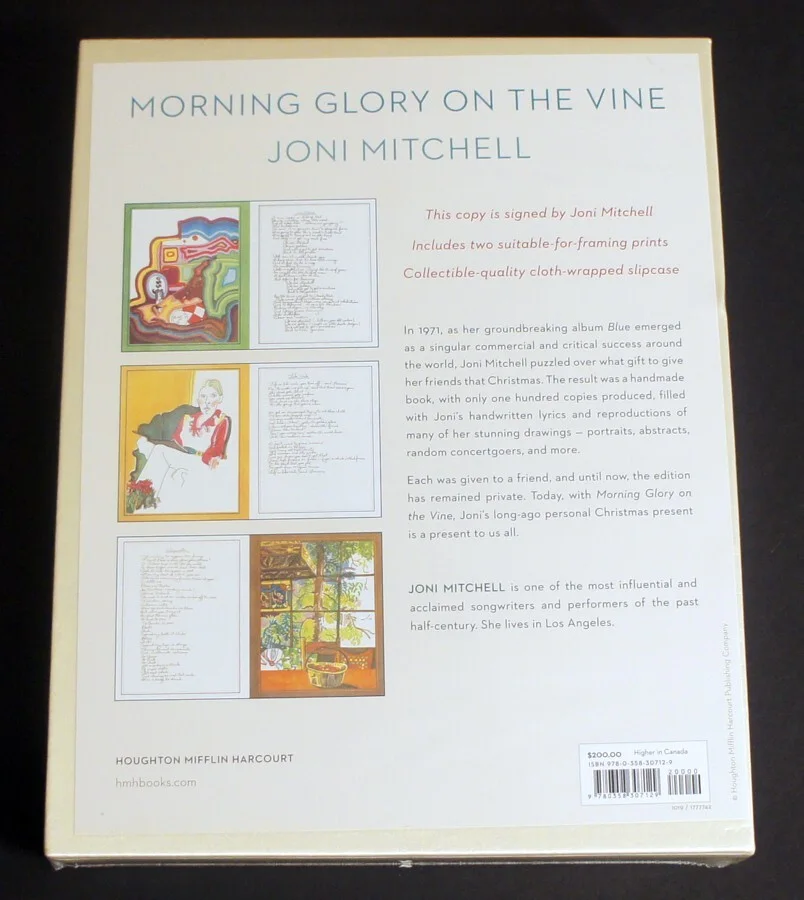 JONI MITCHELL SIGNED & SEALED - Morning Glory on the Vine Deluxe + Bonus Photo!, image 5
