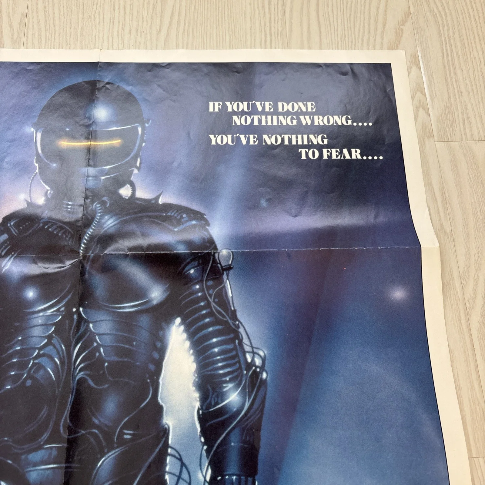 The Wraith Poster original 1987 vintage 85 x 60cm Charlie Sheen, Medusa, изображение 3