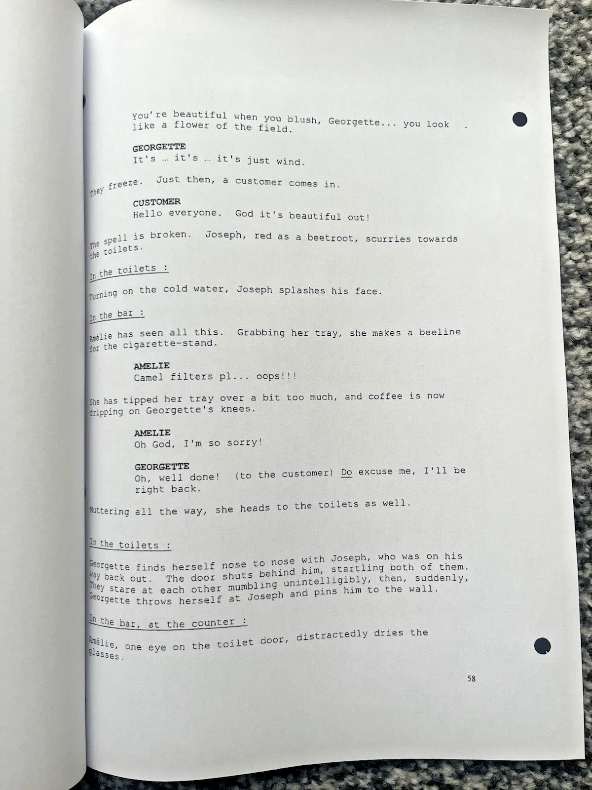 Amelie Film Screenplay / Script. Audrey Tautou, Jean-Pierre Jeunet, Rufus., изображение 2