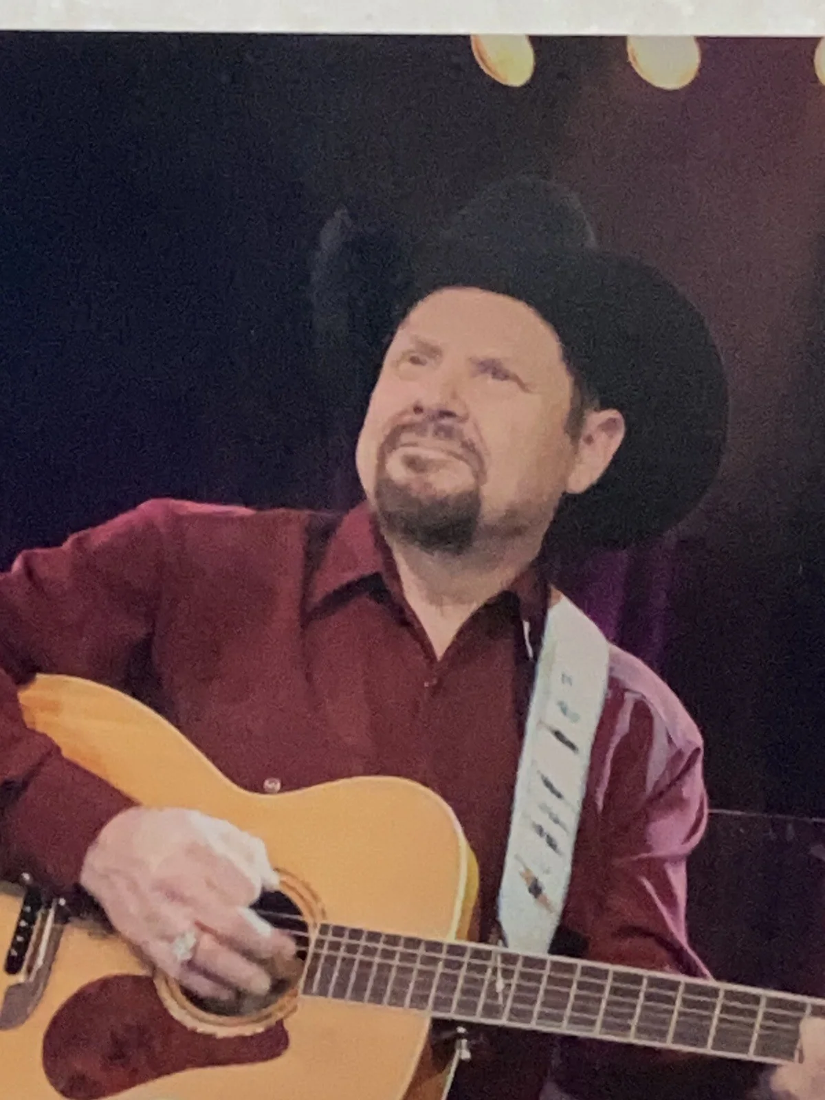 Moe Bandy Photo Poster Signed/Autographed-8x10 Color-Holding Guitar-Country Gift, изображение 3