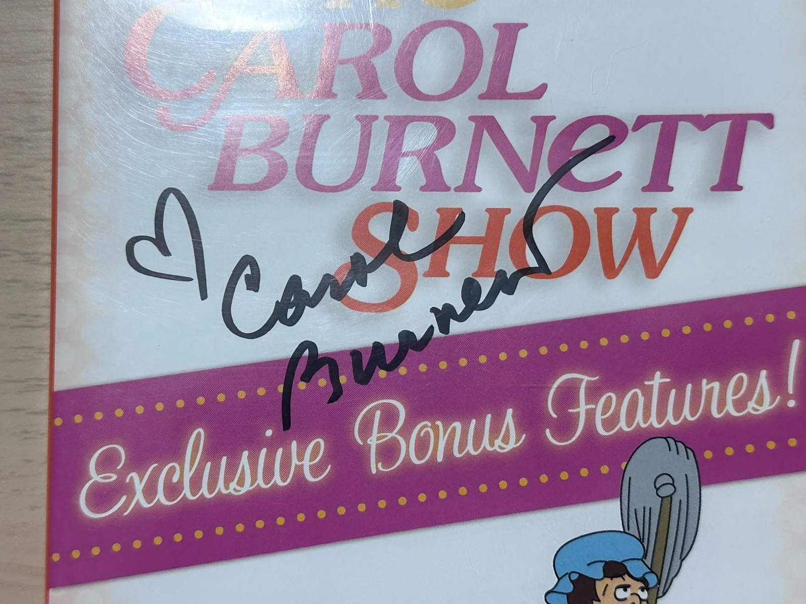 Carol Burnett signed The Carol Burnett Show Season Exclusive Bonus Features, image 3