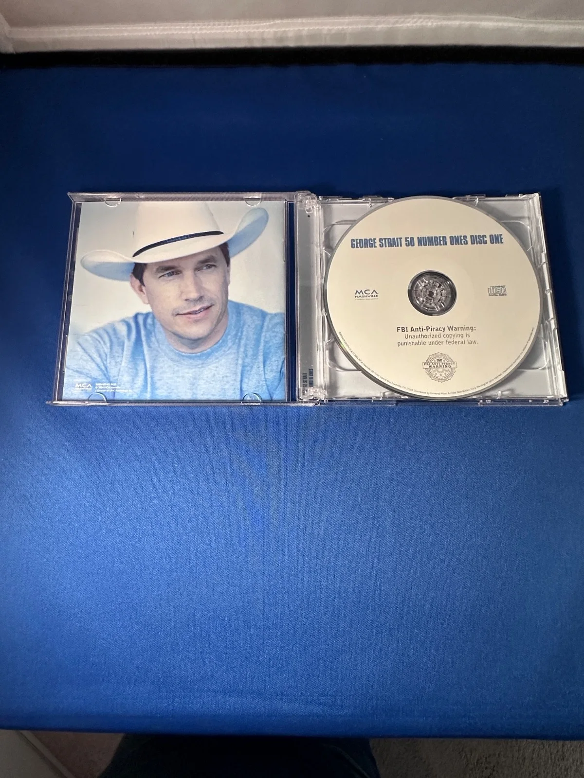 George Strait Signed Autograph CD Guaranteed To Pass PSA Authentic 50 No. Ones, image 3