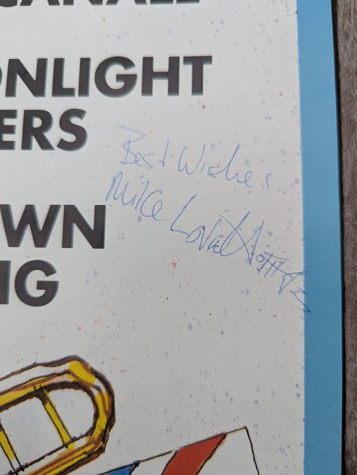 Vintage 1992 Glenn Miller Orchestra Poster Autographed Donna Canale John Watson, изображение 2
