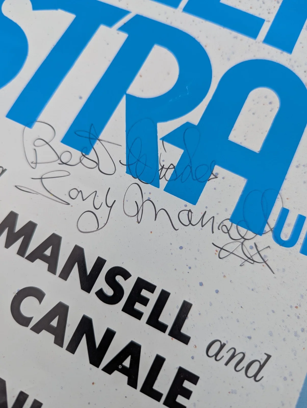 Vintage 1992 Glenn Miller Orchestra Poster Autographed Donna Canale John Watson, изображение 3