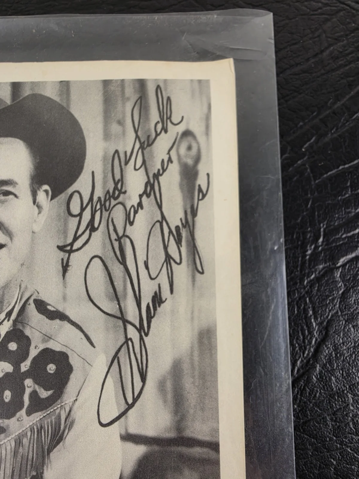 Slim Hayes — Vintage Slim Hayes Signed Photo Original Mid-Century Country Western Singer..., изображение 2