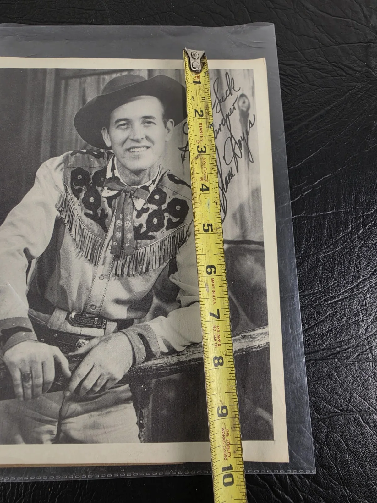 Slim Hayes — Vintage Slim Hayes Signed Photo Original Mid-Century Country Western Singer..., изображение 4
