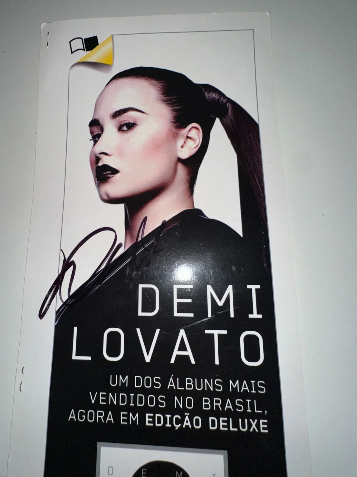 Demi Lovato — Demi Lovato signed 11x24 Promo Display Heart Attack It’s Not That Deep Confident, изображение 2