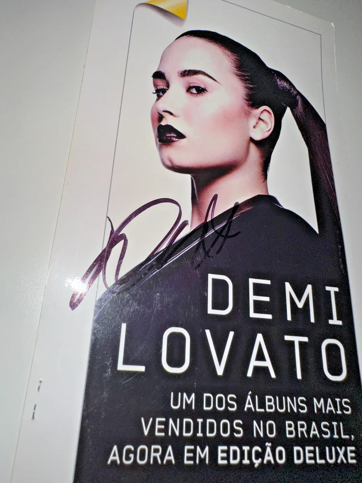 Demi Lovato — Demi Lovato signed 11x24 Promo Display Heart Attack It’s Not That Deep Confident, изображение 3