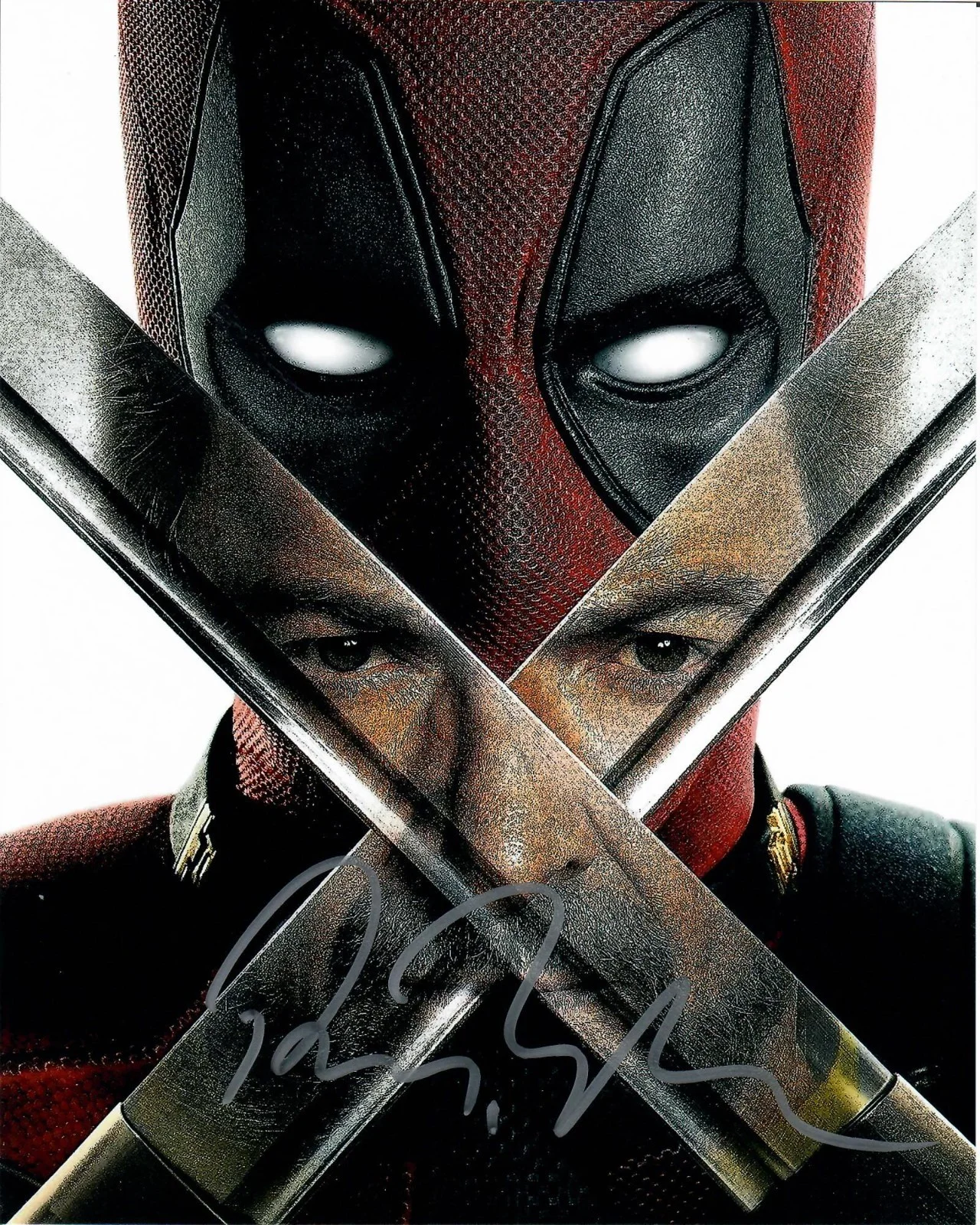 Ryan Reynolds — Ryan Reynolds Deadpool And Wolverine Actor Signed 8 x 10 Photo TTM COA
